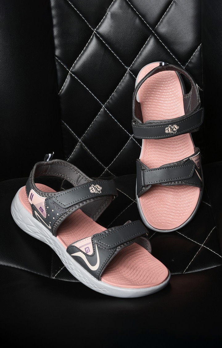 A-HA by Liberty Women Grey Sandals