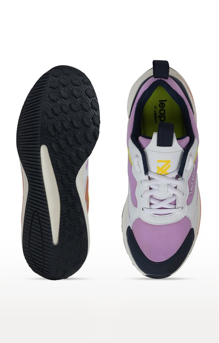 LEAP7X by Liberty Women Purple Running Shoes