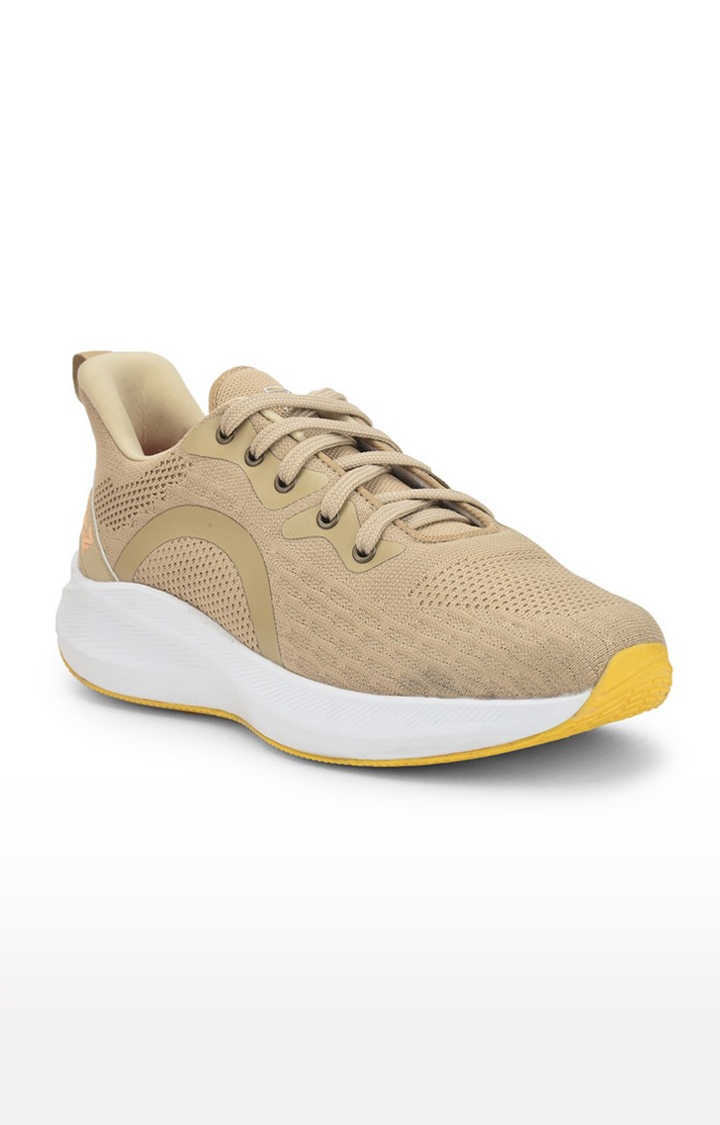 LEAP7X by Liberty Men Beige Running Shoes