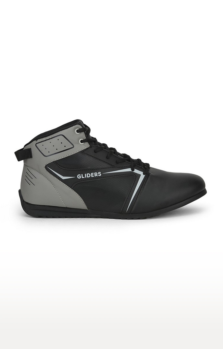 Gliders by Liberty Men Black Casual Lace-ups