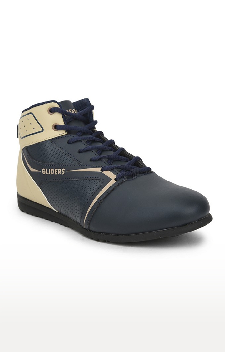 Gliders by Liberty Men Navy Blue Boots