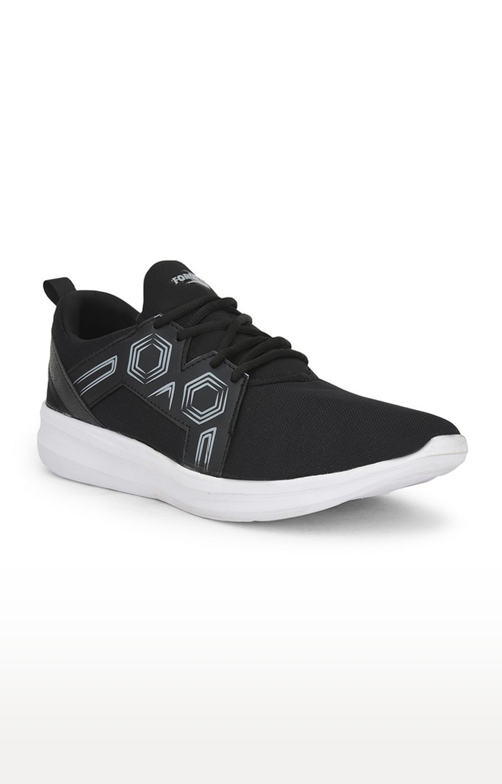 Force 10 by Liberty Men Black Running Shoes