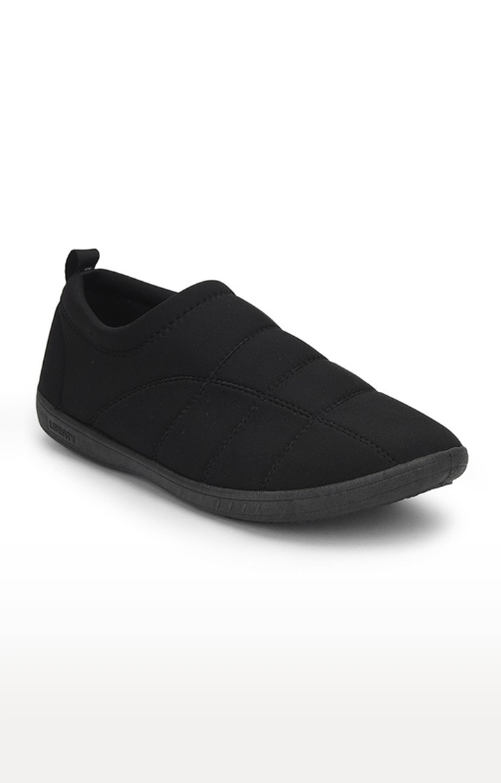 Gliders by Liberty Men Black Casual Slip-ons