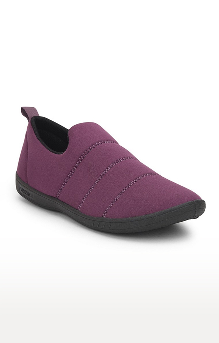 Gliders by Liberty Women Purple Casual Slip-ons