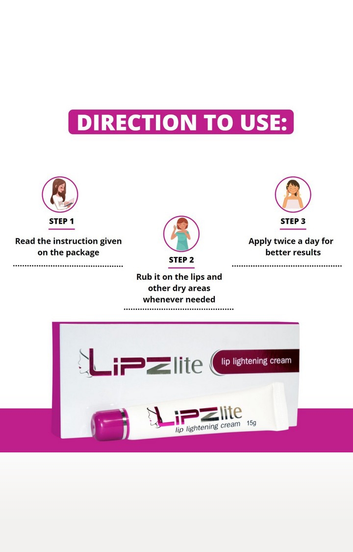 Lipzlite Lip Lightening cream By Authorized Seller E Mega Mart India