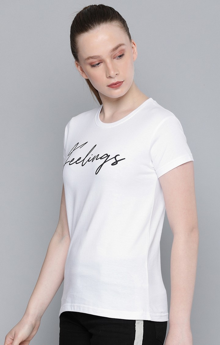 Dillinger | Dillinger Women White Printed T-Shirt