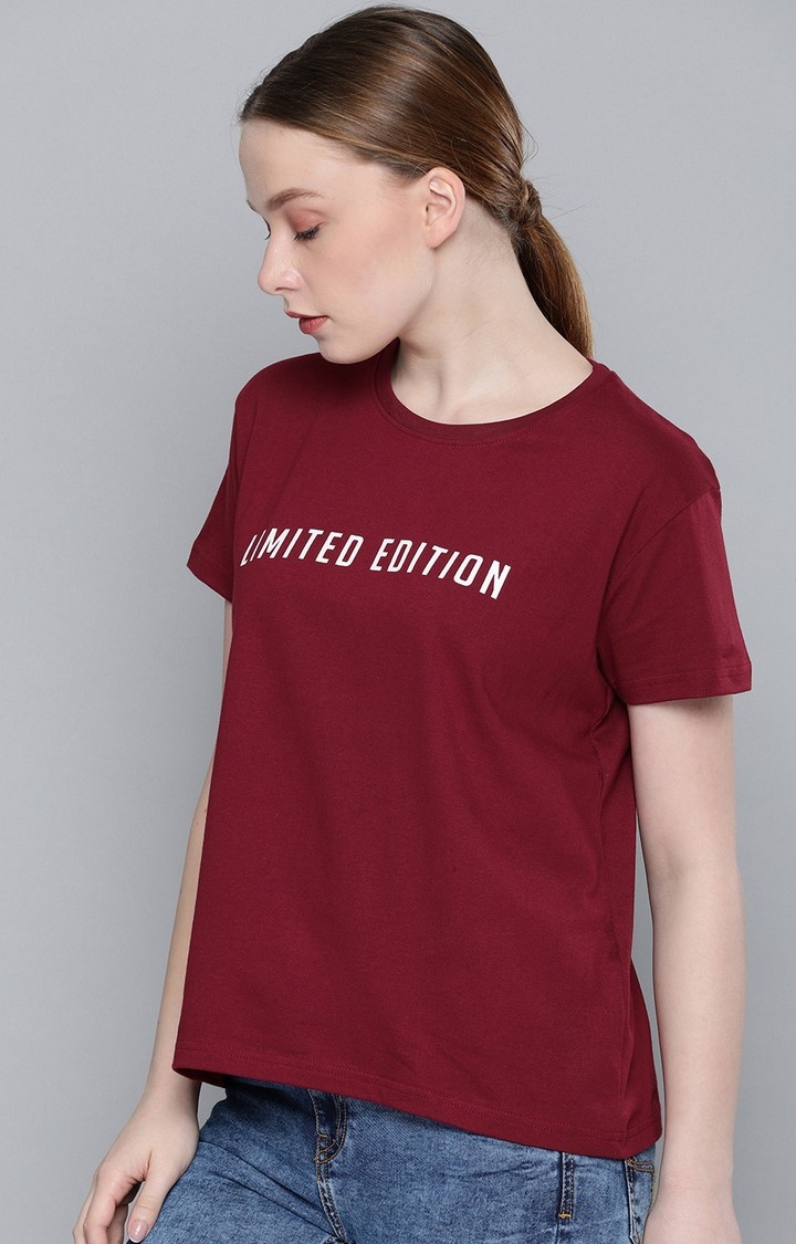 Dillinger | Dillinger Women Red Printed T-Shirt