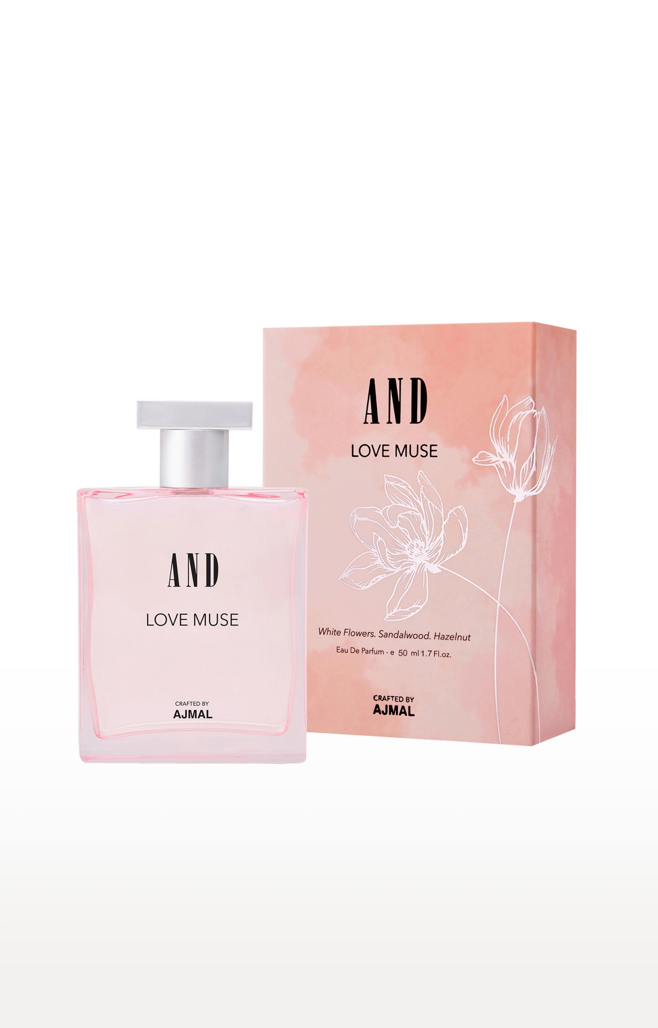 AND Crafted By Ajmal | AND Love Muse Eau De Parfum 50ML for Women Crafted by Ajmal