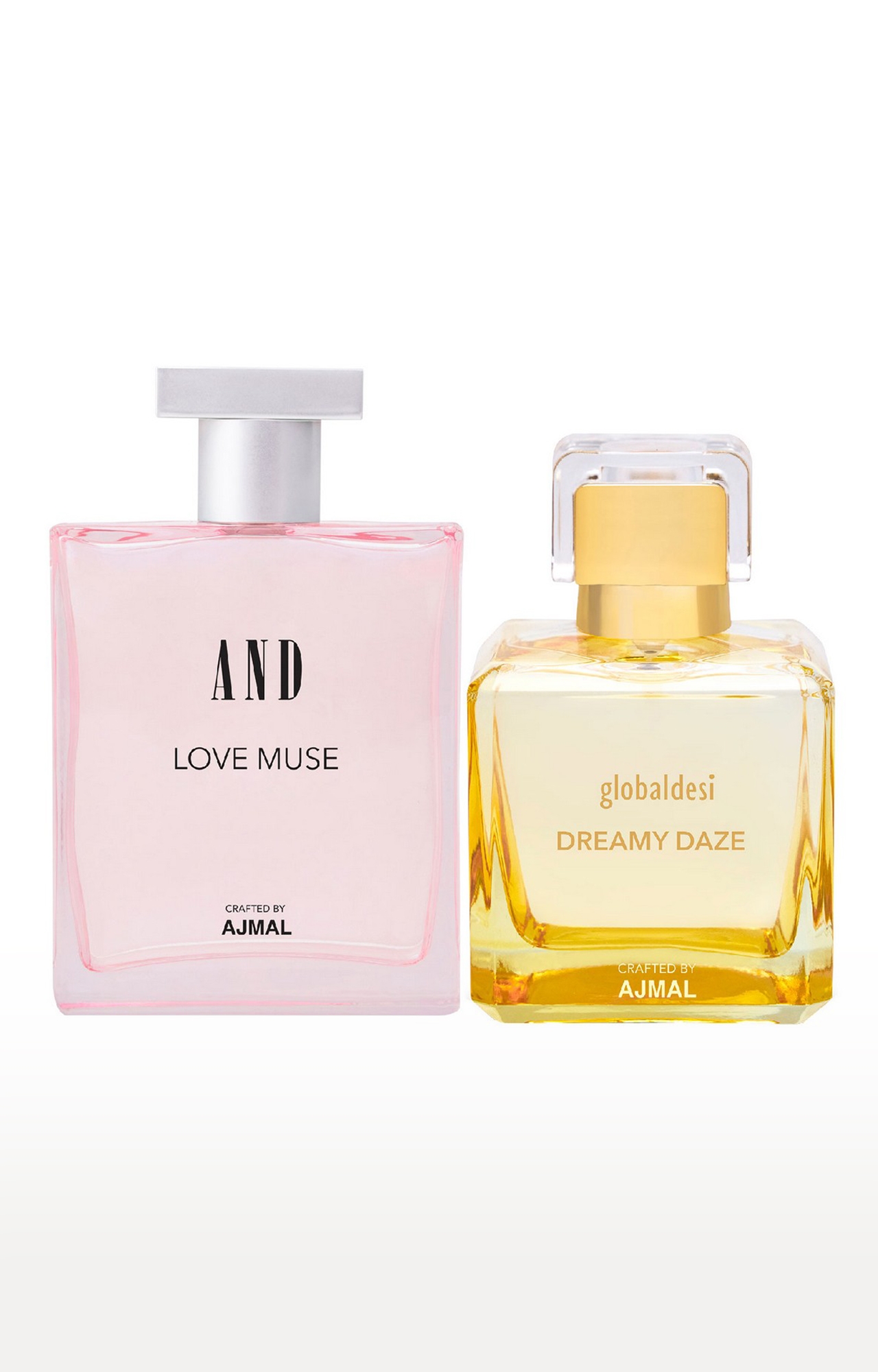 AND Crafted By Ajmal | And Love Muse Edp 50Ml & Global Desi Dreamy Daze Edp 100Ml 
