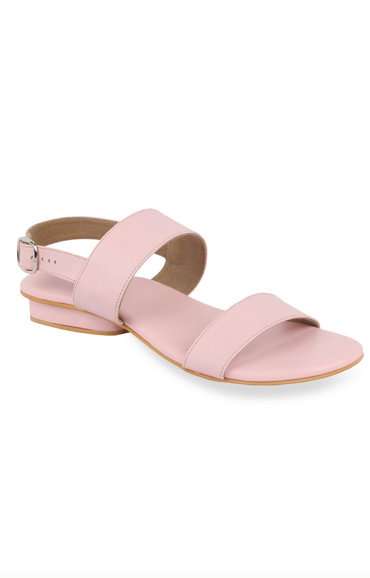 La Savie | La Savie Women Pink Strapped Sandals