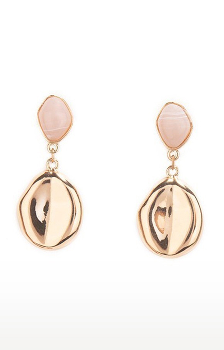Lilly & sparkle | Lilly & Sparkle Alloy Gold Toned Beaded Drop Earrings for Women