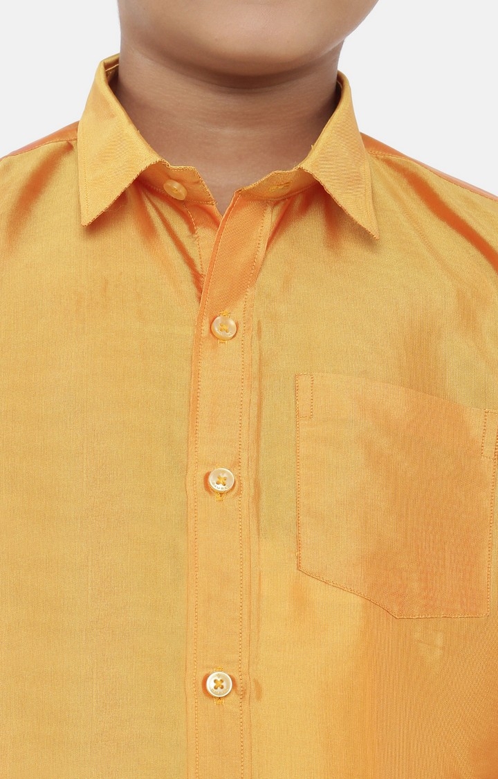 Yellow Solid Ethnic Sets