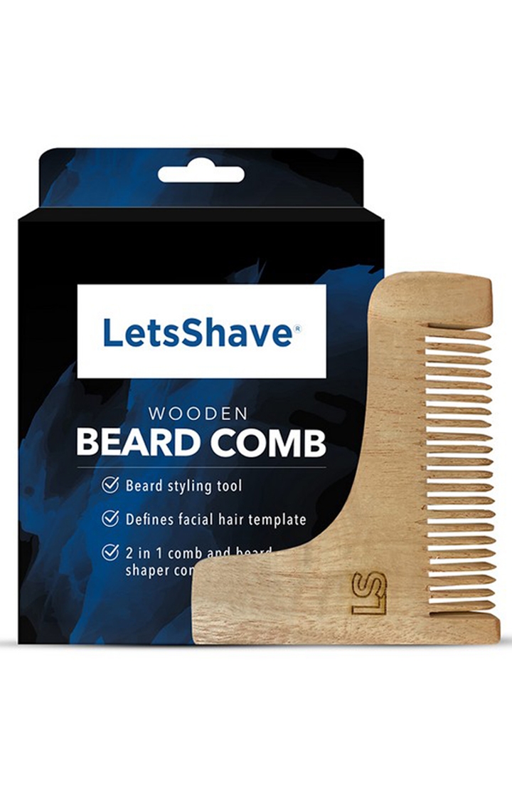 LetsShave | LetsShave Wooden Beard Comb