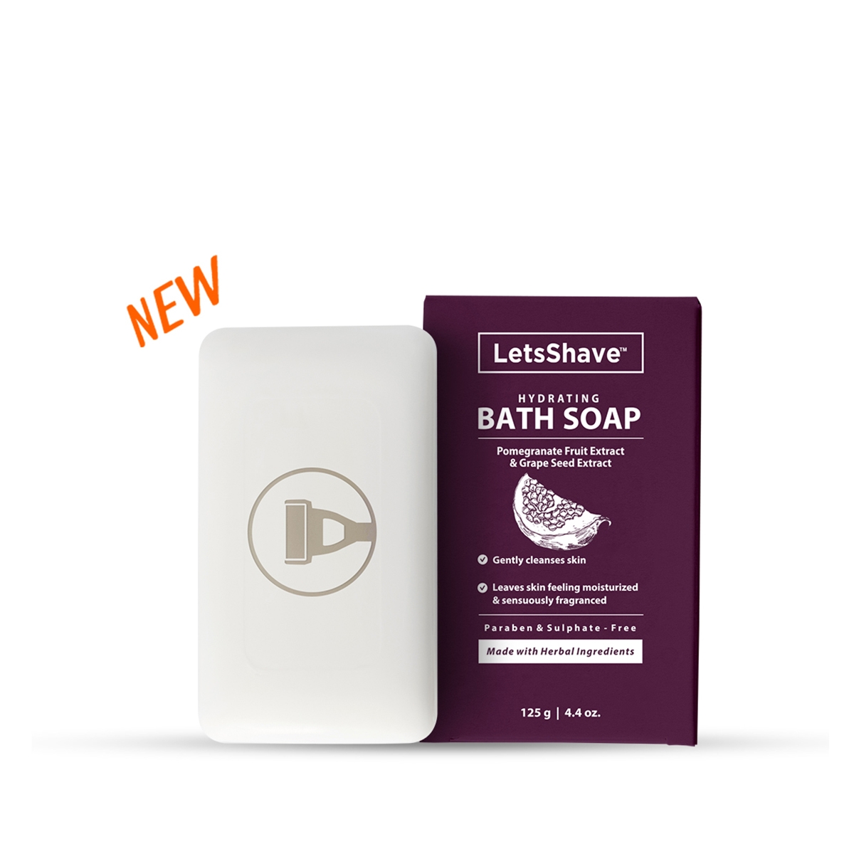 LetsShave | LetsShave Bath Soap - Hydrating & Relaxing Aromatic Therapy - 120g