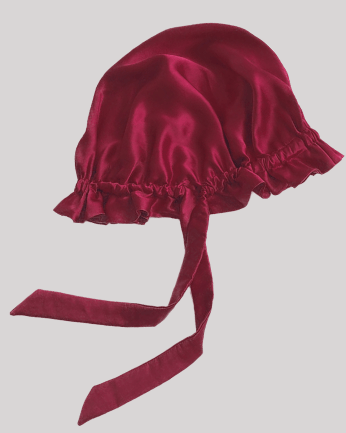 Mueras | Luxury Hair Bonnet Sleeping Cap Maroon