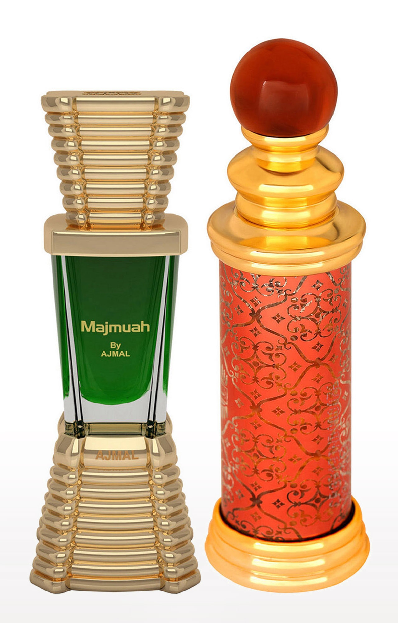Ajmal Majmua Concentrated Perfume Oil Oriental Alcohol-free Attar 10ml for Unisex and Classic Oud Concentrated Perfume Oil Oudh Alcohol-free Attar 10ml for Unisex