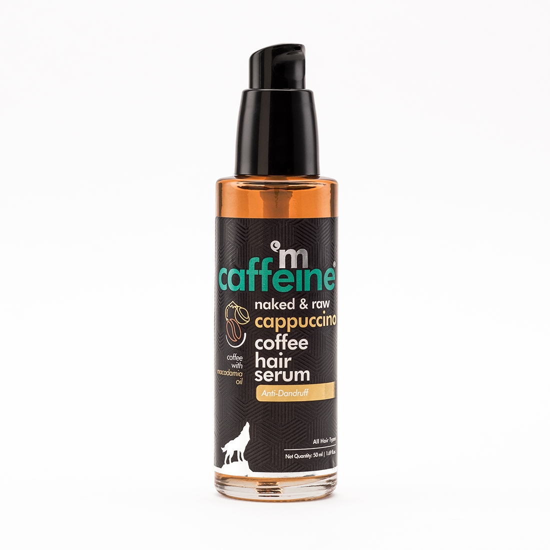 MCaffeine | mCaffeine Naked & Raw Cappuccino Coffee Hair Serum (50 ml)