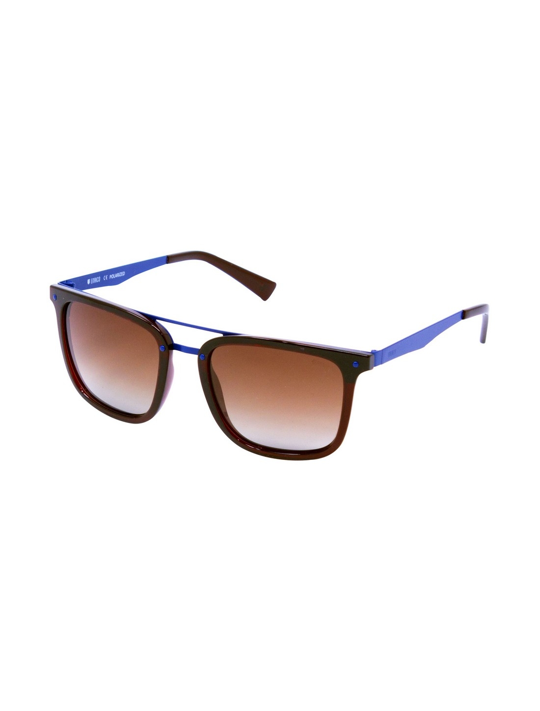ENRICO | Enrico Sunfire Uv Protected & Polarized Wayfarer Sunglasses For Men ( Lens - Brown | Frame - Brown)