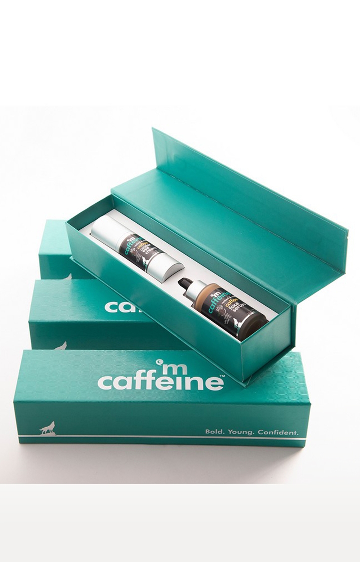 MCaffeine | mcaffeine Coffee Prep Gift Kit | Under Eye Cream , Face Serum