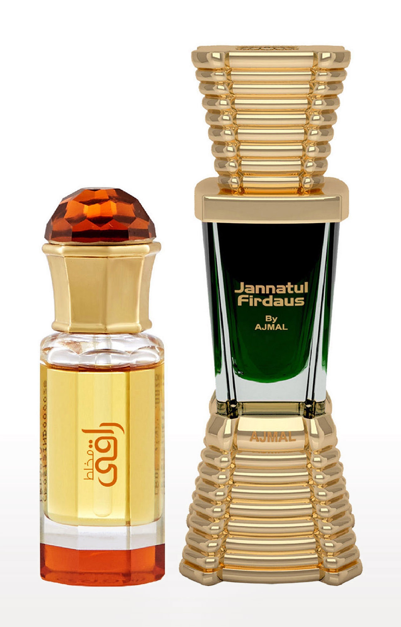 Ajmal | Ajmal Mukalla Raqi Concentrated Perfume Attar 10Ml For Unisex And Jannatul Firdaus Concentrated Perfume Attar 10Ml For Unisex