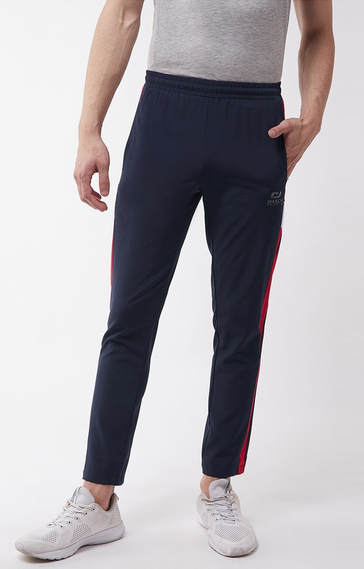 Masch Sports | Blue Striped Trackpant