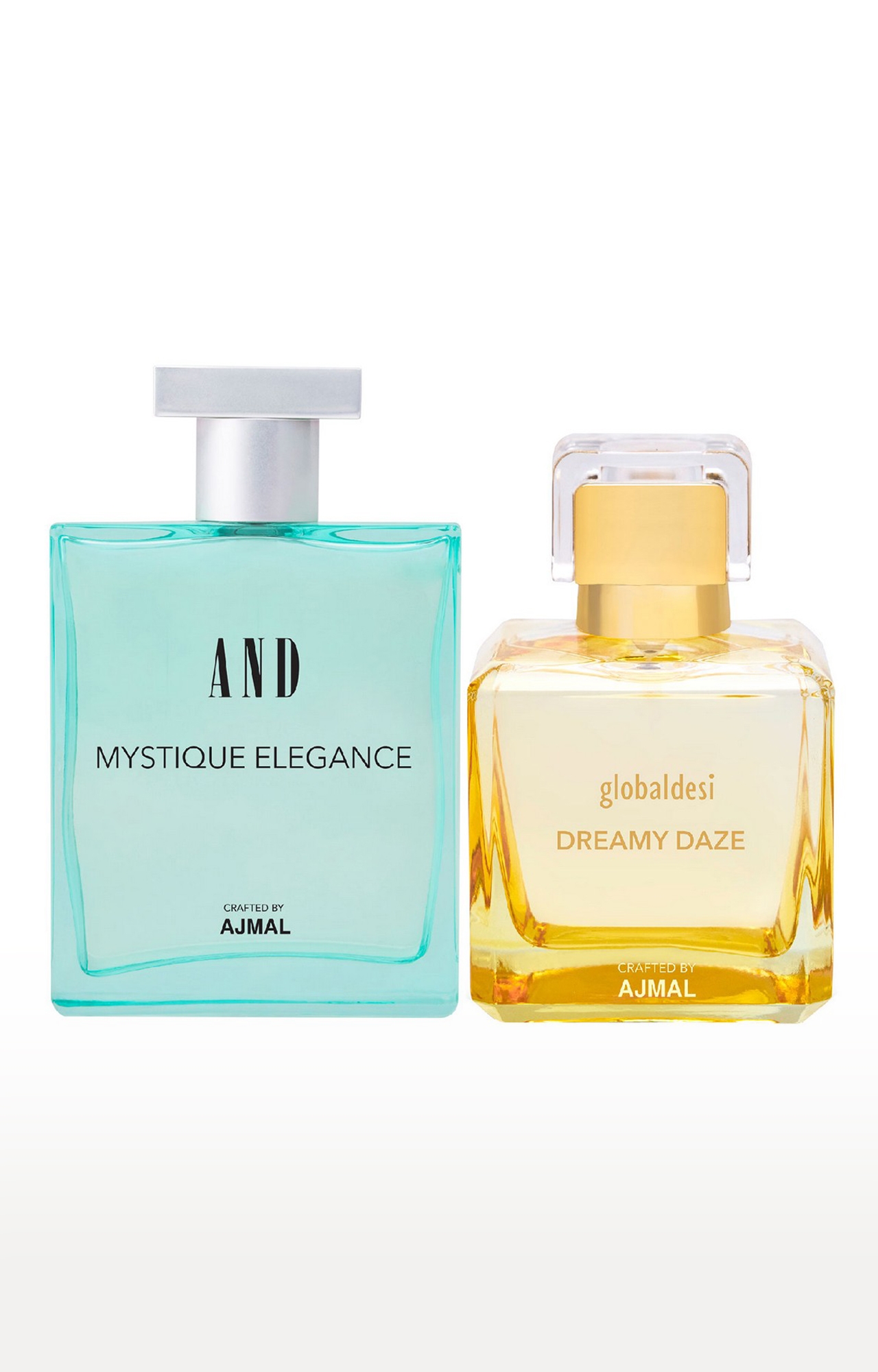 AND Crafted By Ajmal | And Mystique Elegance Edp 50Ml & Global Desi Dreamy Daze Edp 100Ml 