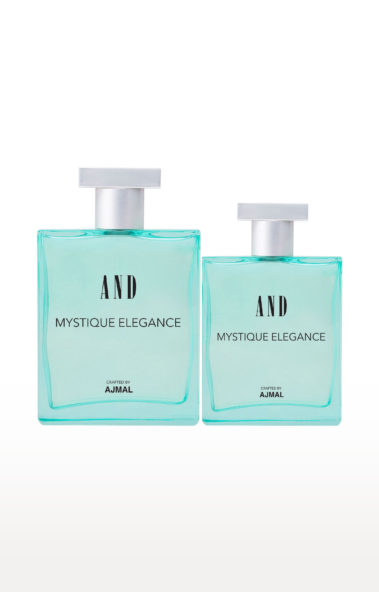 AND Crafted By Ajmal | AND Mystique Elegance 100ML & 50ML Pack of 2 Eau De Parfum for Women Crafted by Ajmal + 2 Parfum Testers