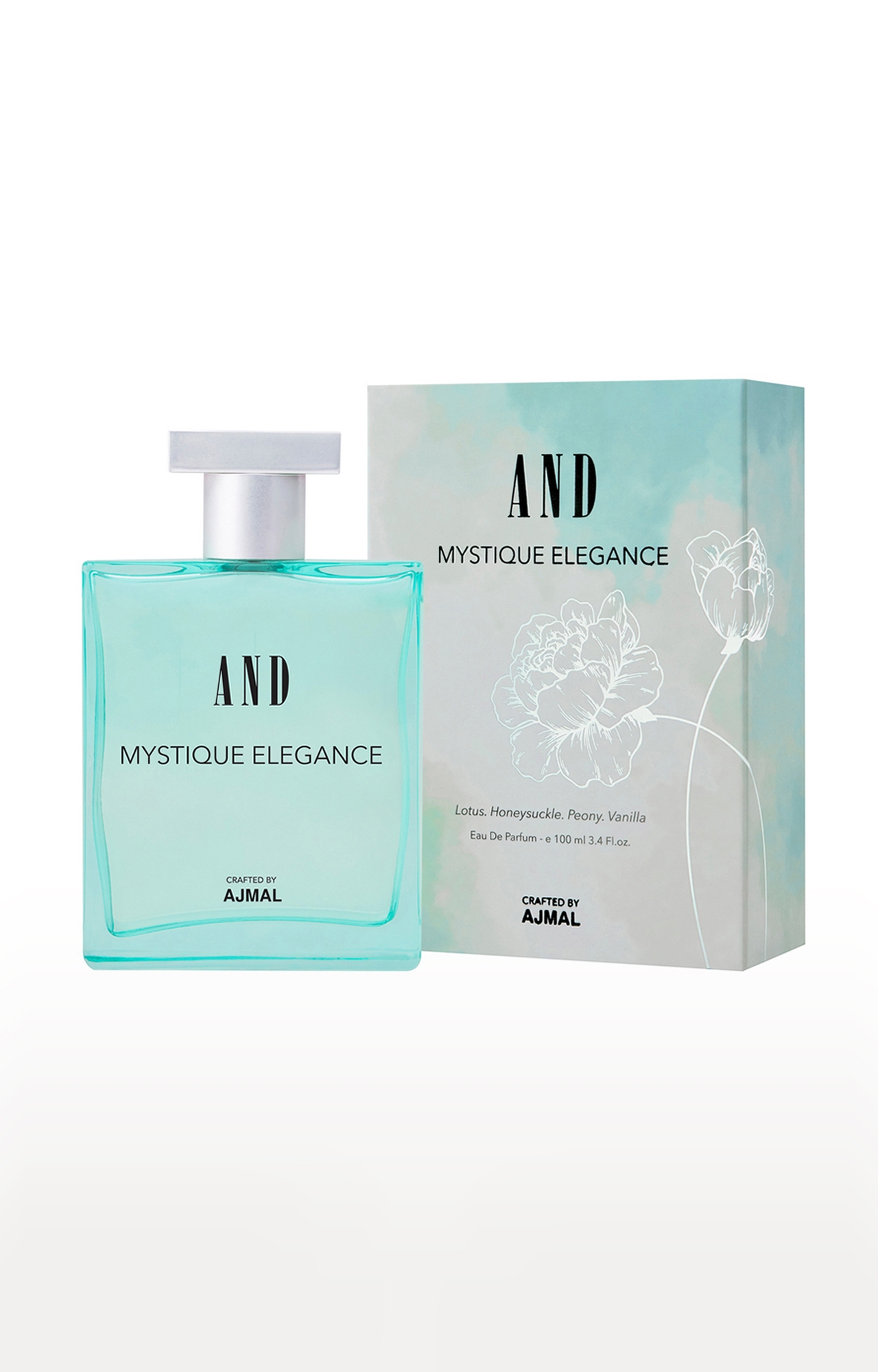 AND Crafted By Ajmal | And Mystique Elegance Eau De Parfum 100ML Long Lasting Scent Spray Gift For Women Crafted By Ajmal