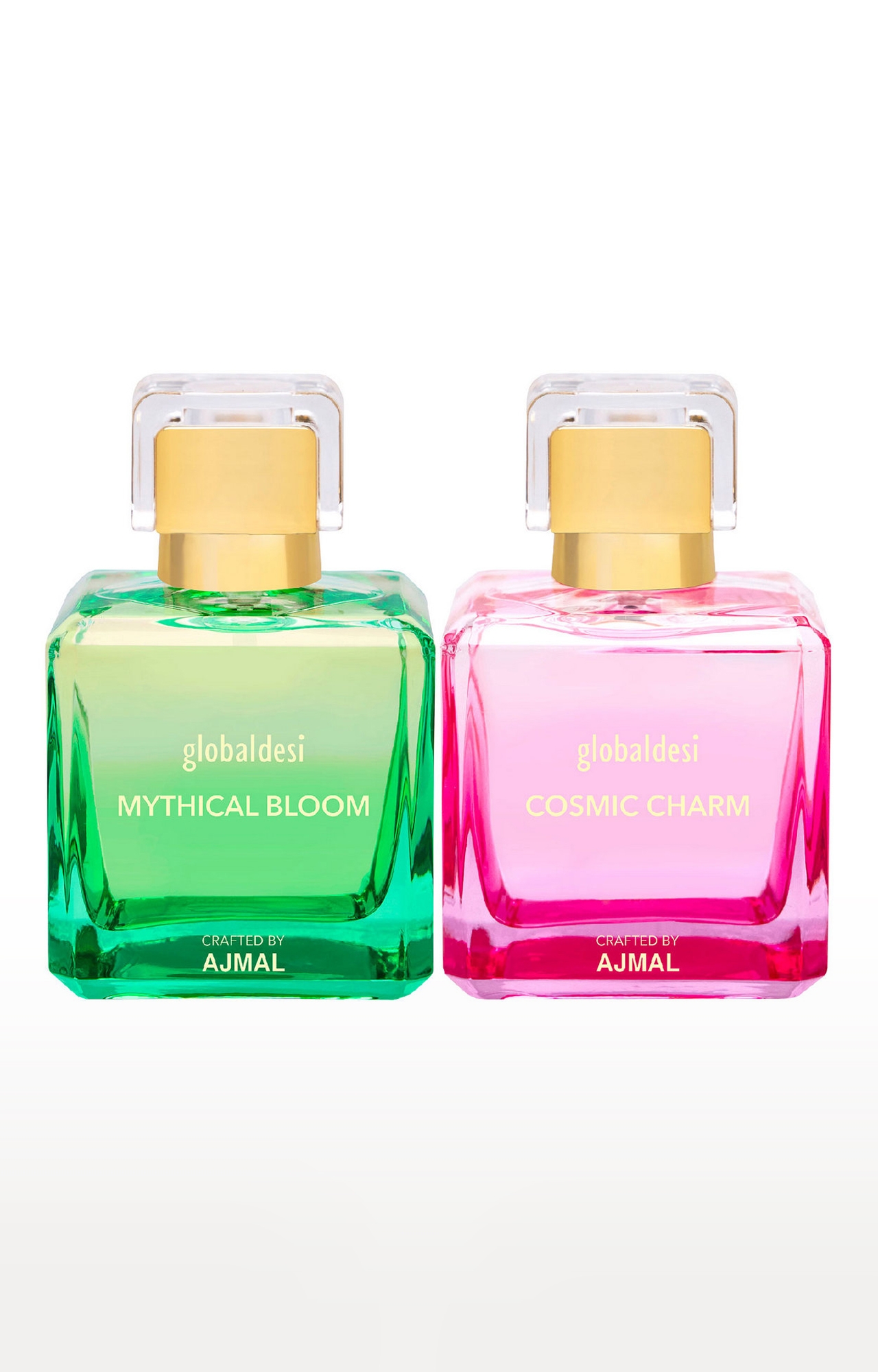 Global Desi Crafted By Ajmal | Global Mythical Bloom & Cosmic Charm Pack Of 2 Eau De Parfum 50Ml For Women Crafted By Ajmal 