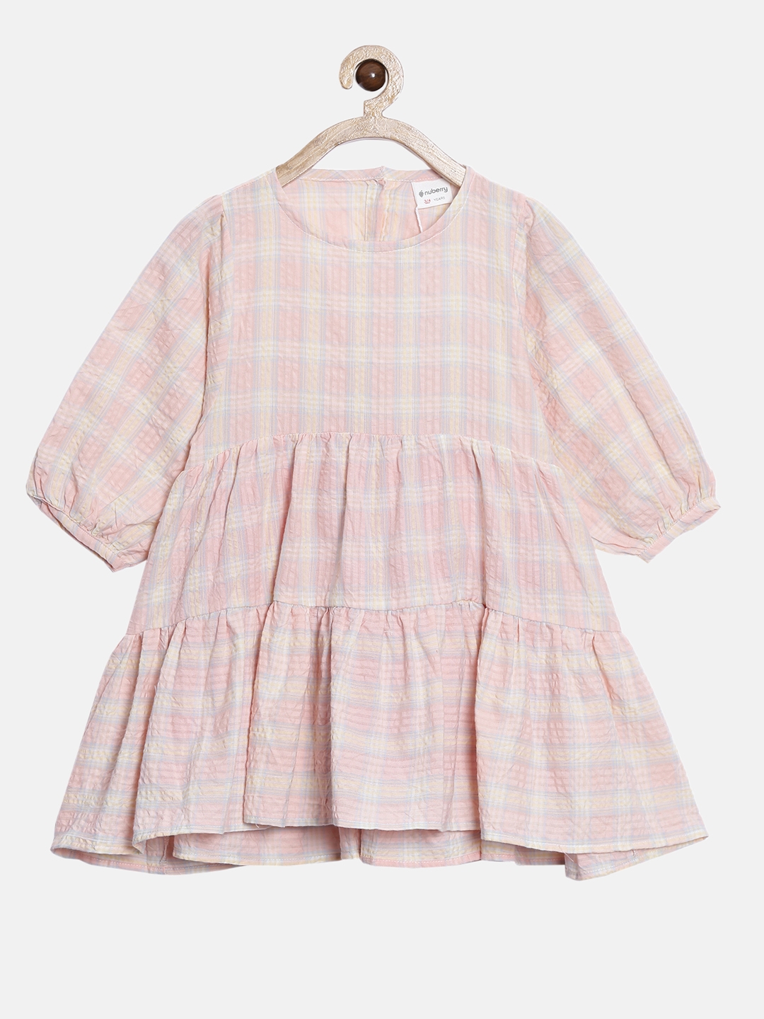 Nuberry | Multicolour Checked Dress