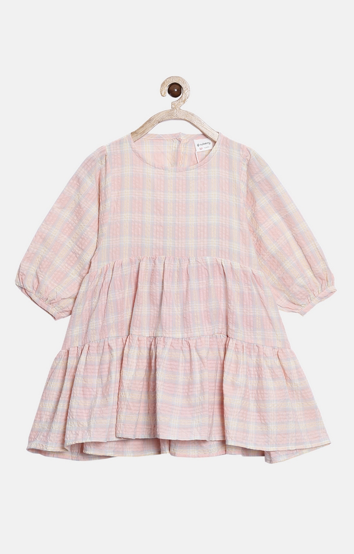 Nuberry | Multicolour Checked Dress