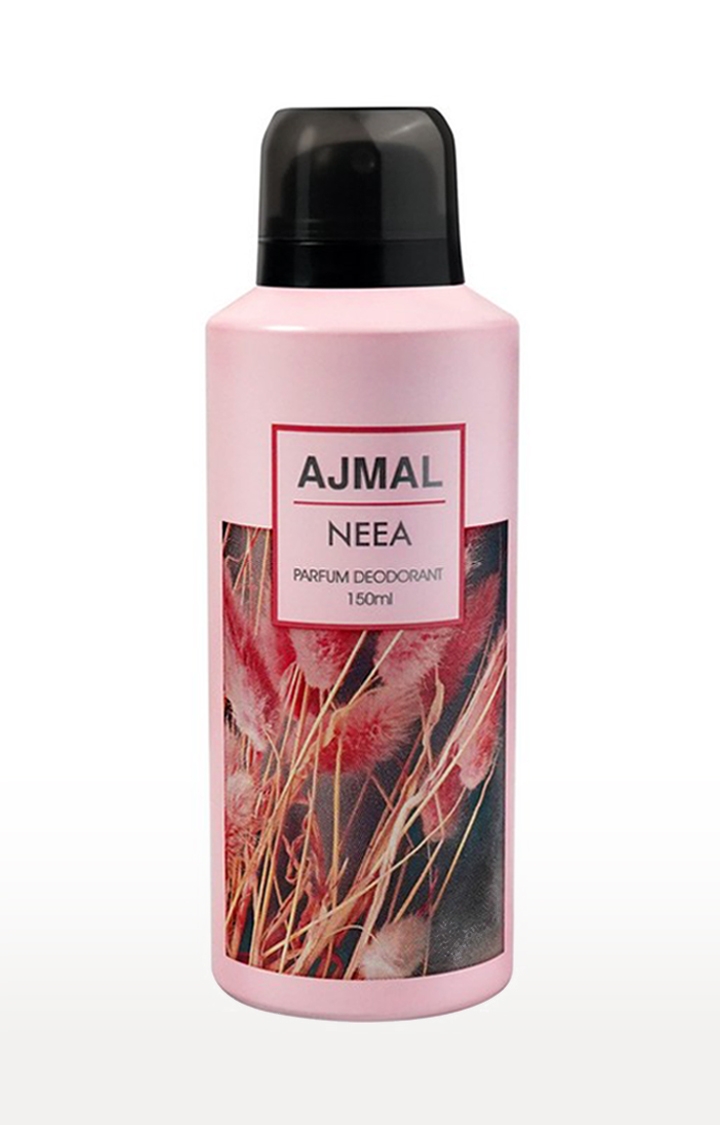 Ajmal Neea Deodorant Floral Perfume 150ML Long Lasting Scent Spray Party Wear Gift For Women.