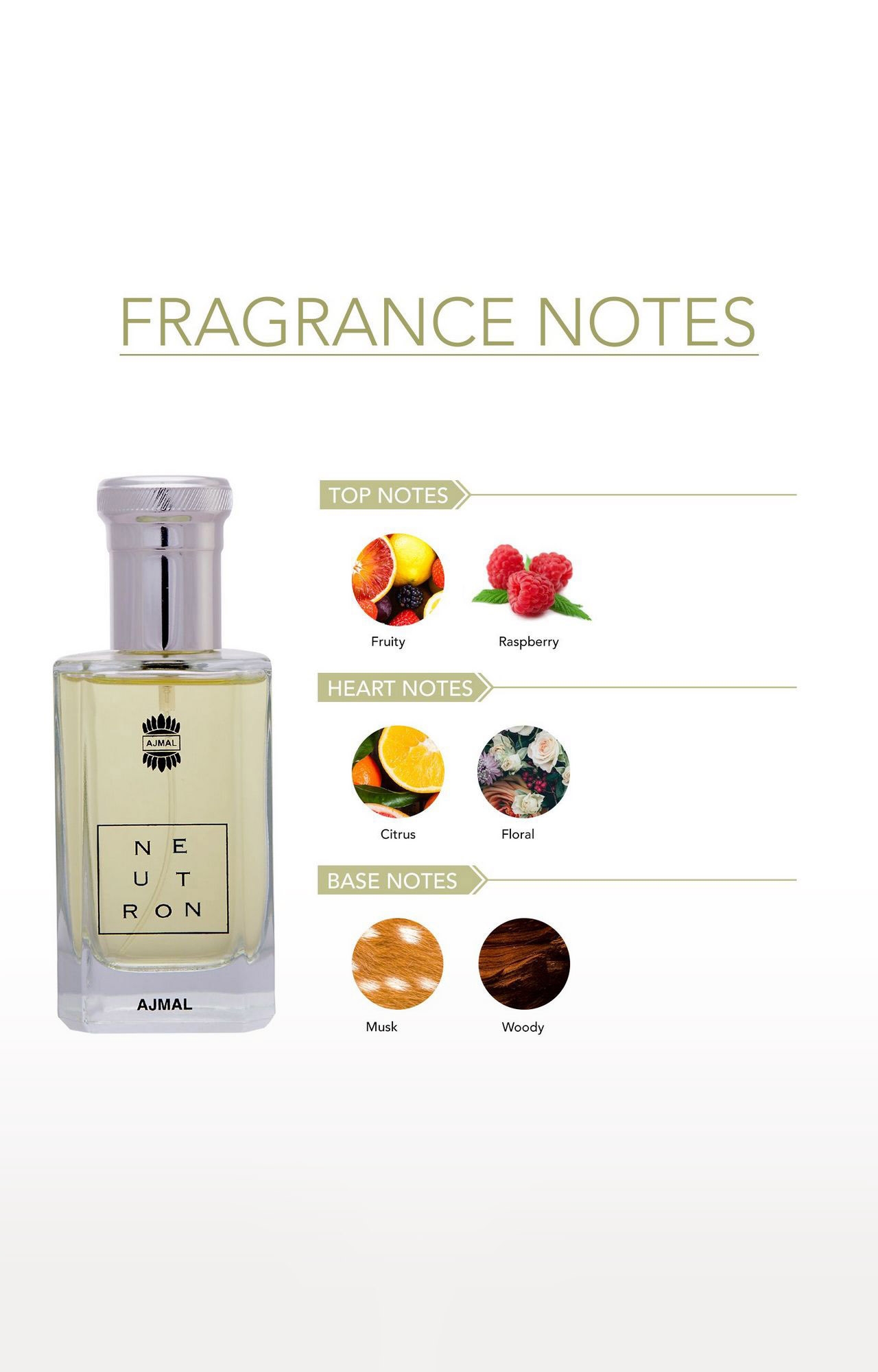 Ajmal Neutron EDP Fruity Perfume 100ml for Men and Shine EDP Perfume 75ml for Women