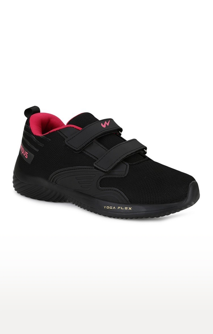 Campus Shoes | Black Noor Plus Running Shoes