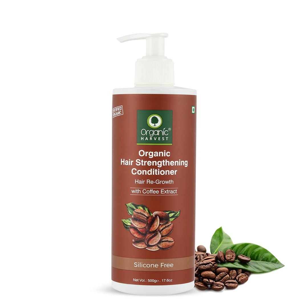 Organic Harvest | Organic Harvest Coffee Conditioner for Hair Fall Control & Hair Growth, Coffee to Gain Strength in Hair - 500ml