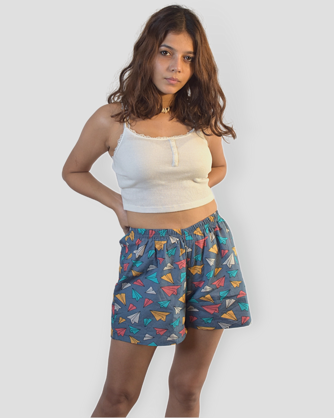 Whats Down | Grey Paper Planes Women's's's Boxers