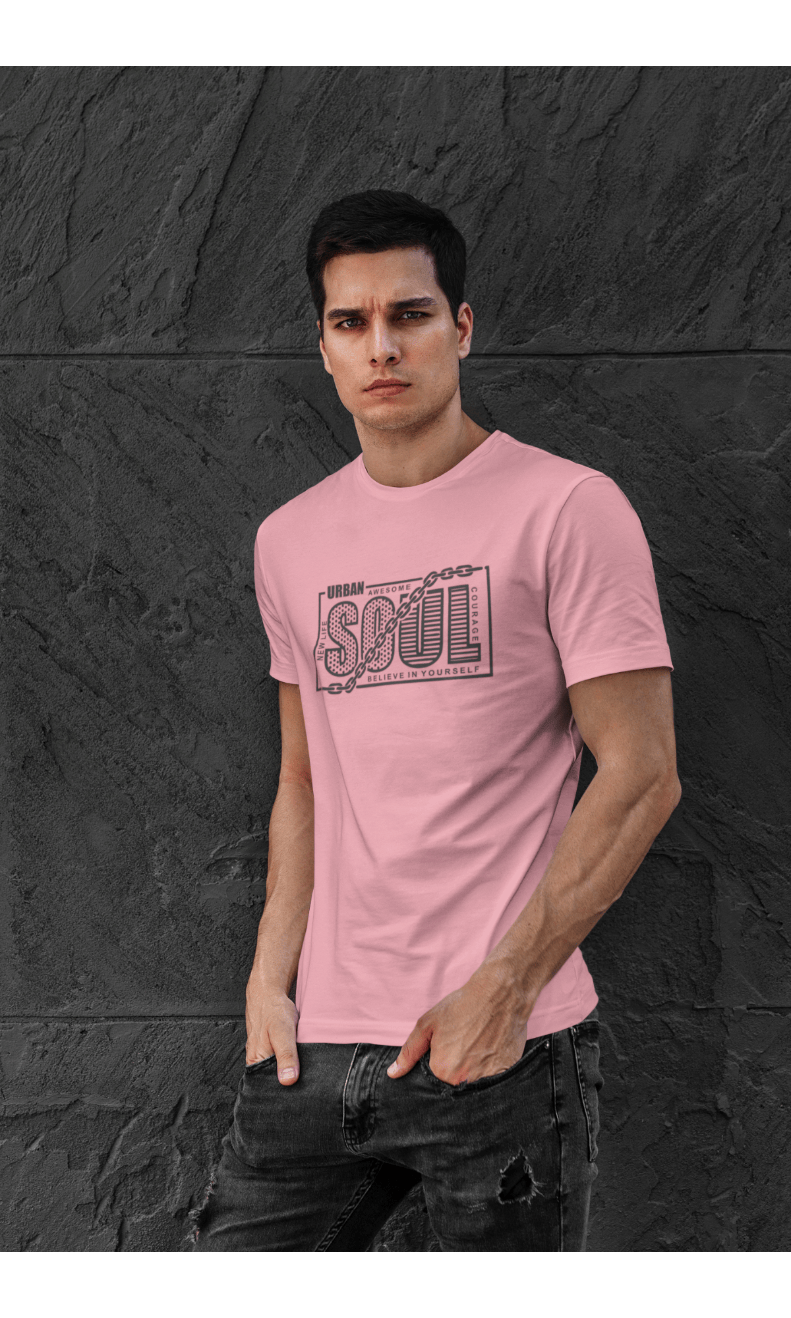 OUTLAWS | OUTLAWS - 100% Cotton Printed Pink Printed Tees