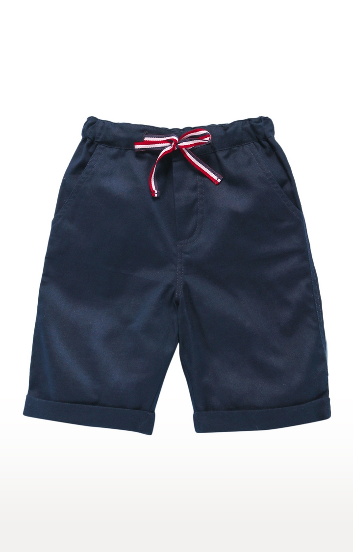 Popsicles Clothing | Popsicles Indigo Shorts Regular Fit For Boys
