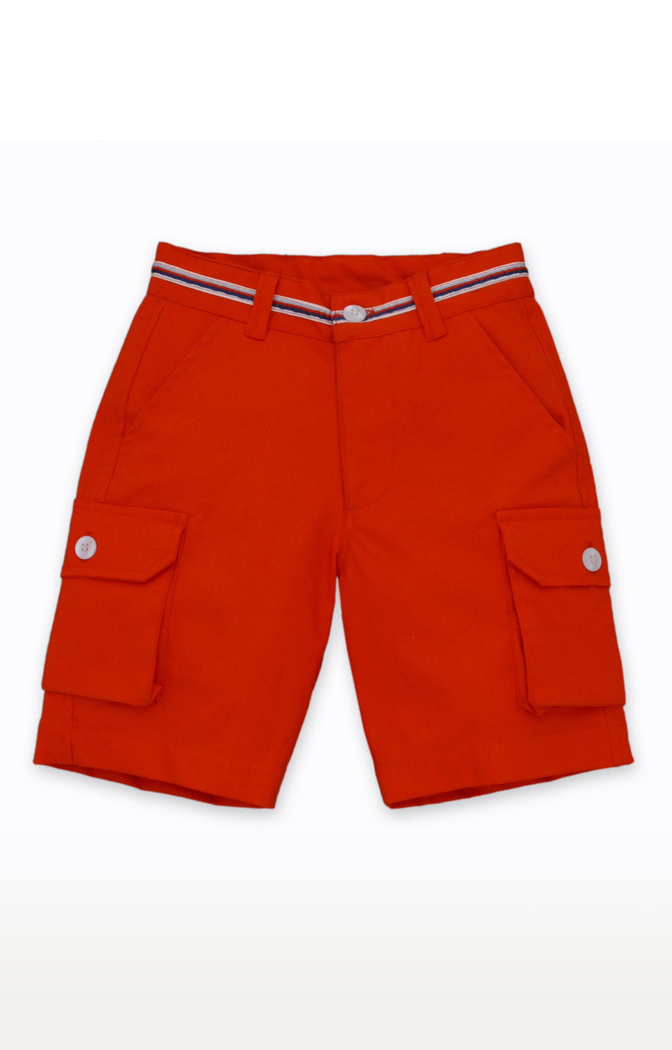 Popsicles Clothing | Popsicles Crimson Shorts Regular Fit For Boys