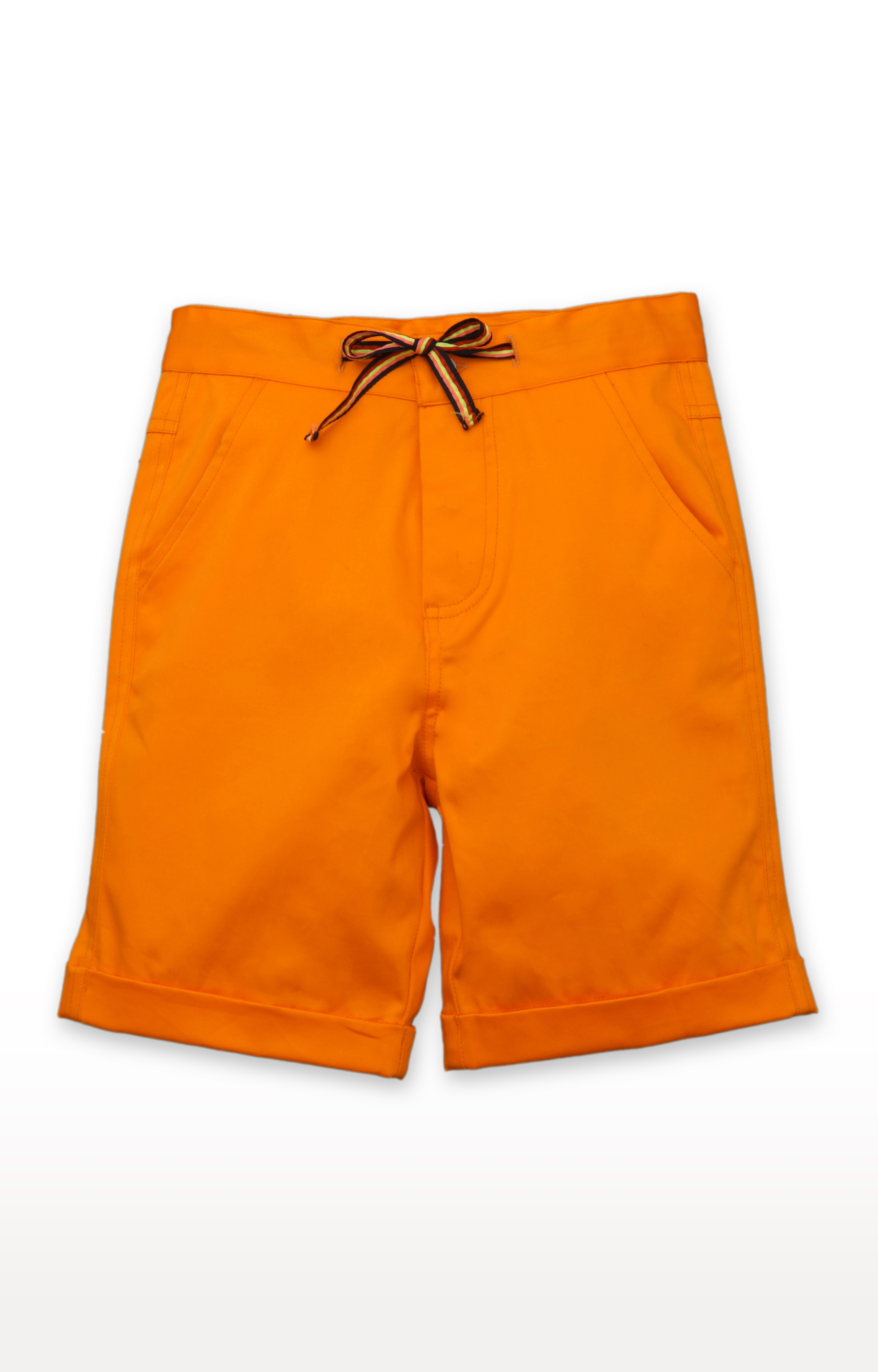 Popsicles Clothing | Popsicles Tangerine Shorts Regular Fit For Boys