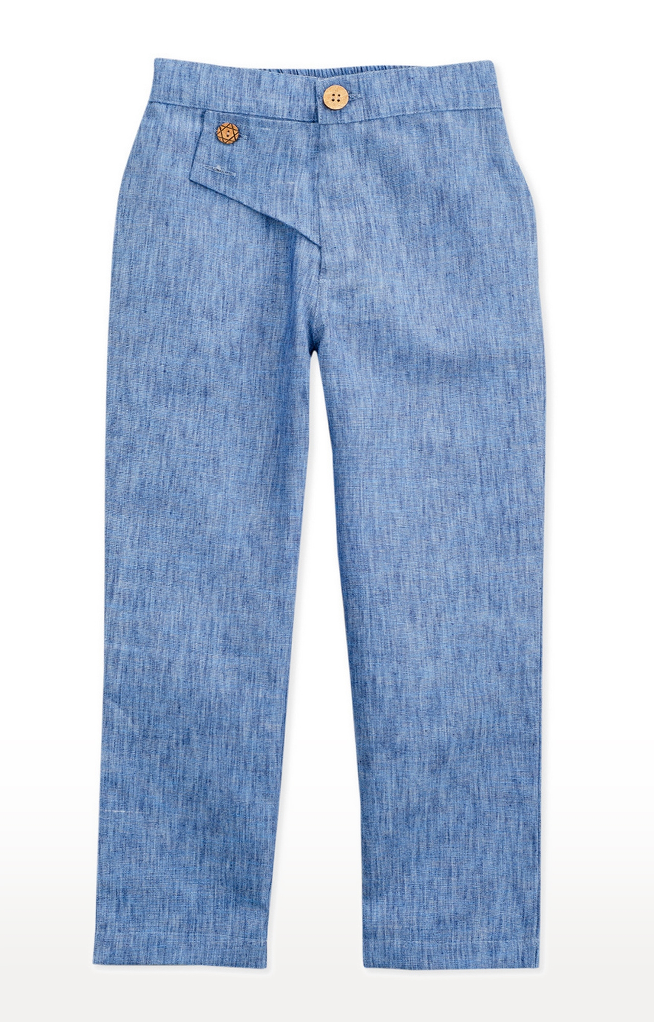 Popsicles Clothing | Popsicles Boys Linen Blue Marble Lounge Pants - Blue