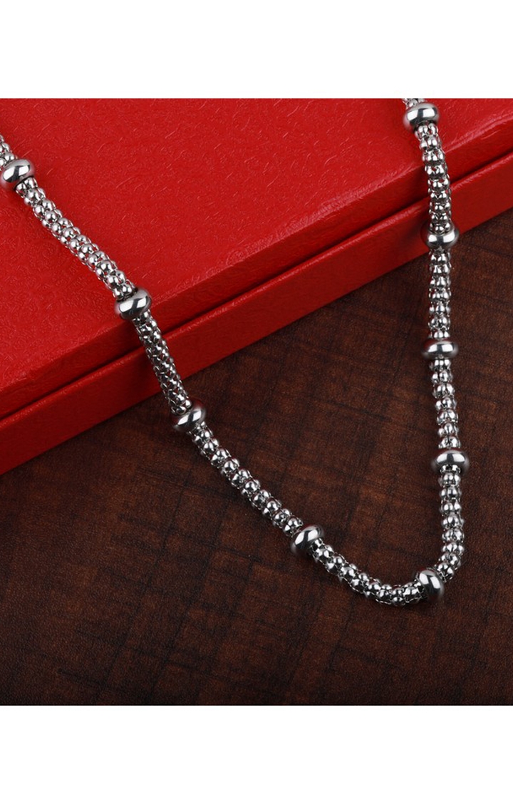 Paola Jewels | Paola Silver Plated Classic Ball Chain For Men and boy Jewellery
