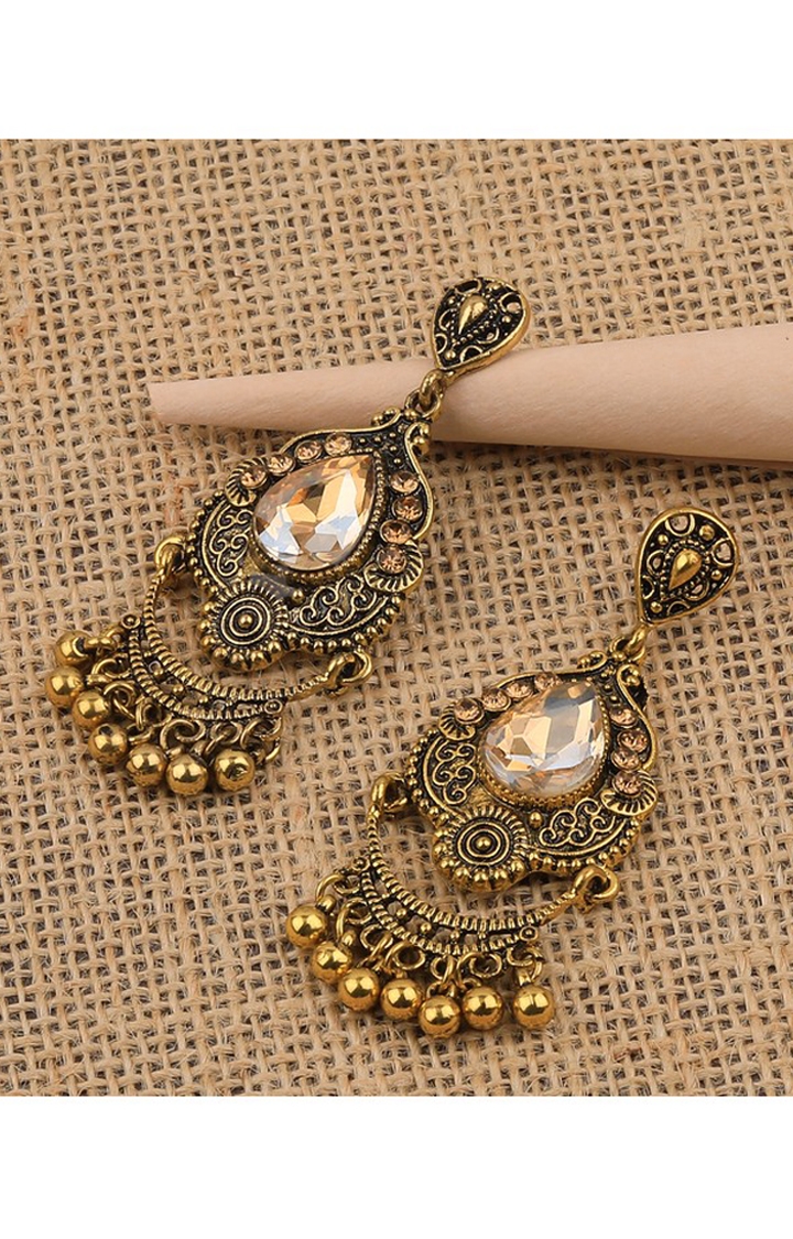 Paola Jewels | Paola Charm Delicated Patry Wear Golden Dangle Earring For Women Girl
