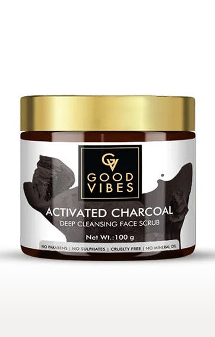 Good Vibes | Good Vibes Deep Cleansing Face Scrub - Activated Charcoal (100 g)