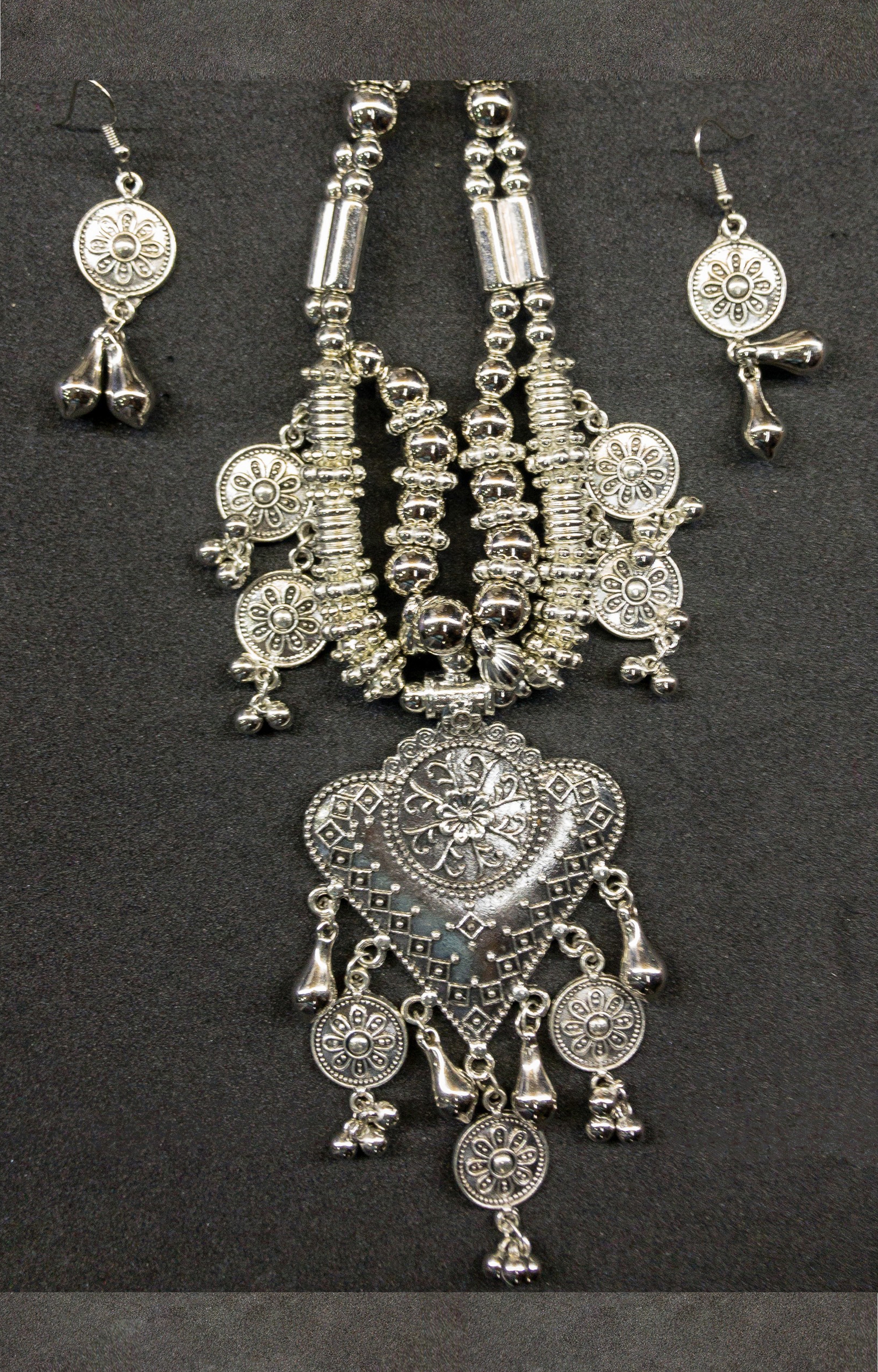Lelys Metal Jewel Set (Silver)