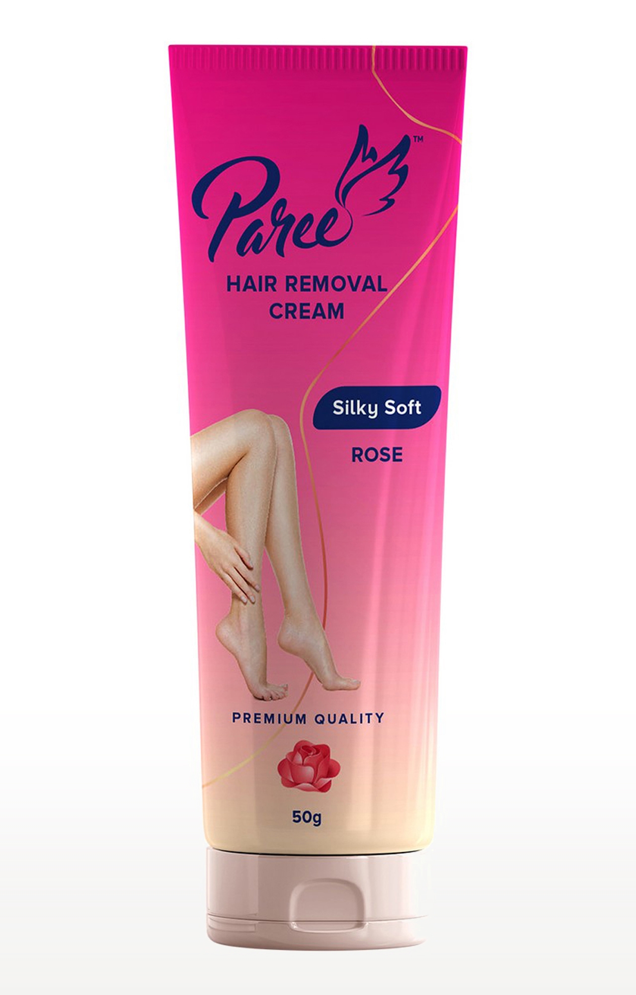 Paree | Paree Hair Removal Cream Silky Soft With Rose (50g) | For Sensitive Skin