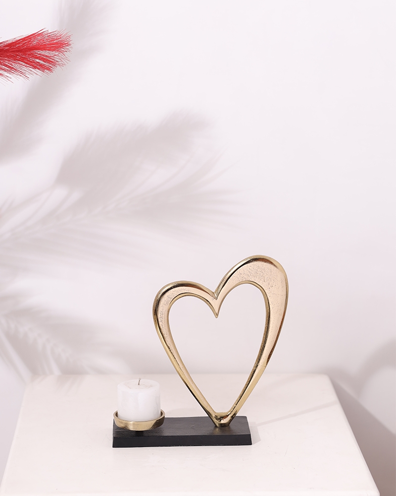 Order Happiness | Order Happiness Metal Photo Frame Heart Shape For Table Showpiece