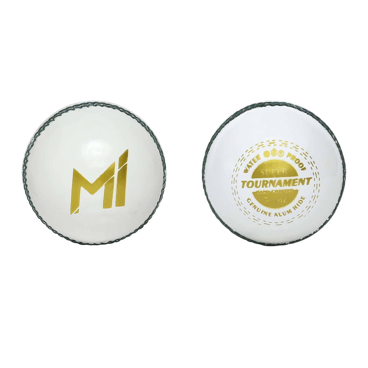 playR | MI: Super Tournament Leather Ball (White) Pack of 2