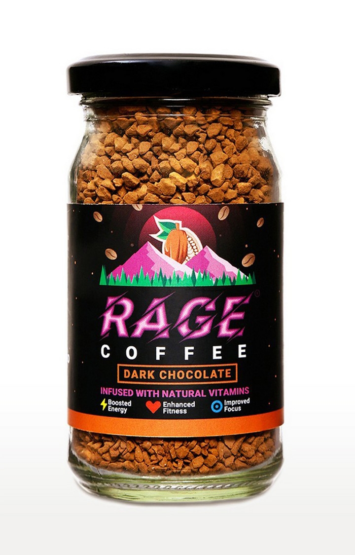 Rage Coffee 50 Gms Dark Chocolate Flavour - Premium Arabica Instant Coffee