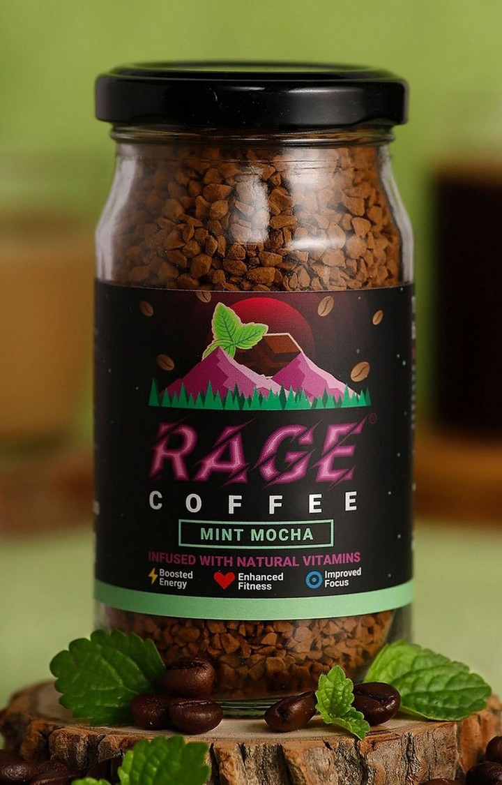 RAGE COFFEE | Rage Coffee 50 Gms Mint Mocha Flavour - Premium Arabica Instant Coffee | Boldest, Smoothest, Tastiest, All Natural Coffee 4